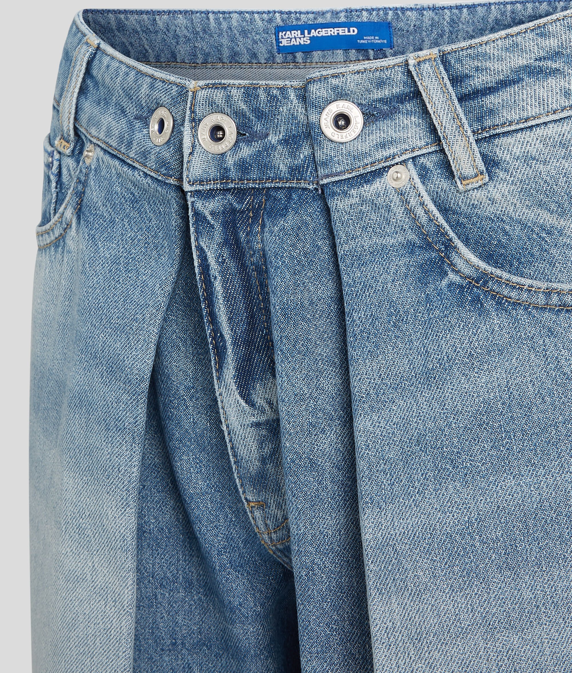 (image for) State-Of-The-Art KLJ Mid-Rise Relaxed Pleated Jeans